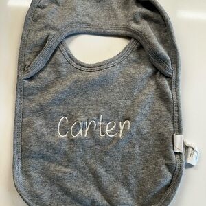 Burt's Bees Baby Gray Bibs Soft Cotton Accessories